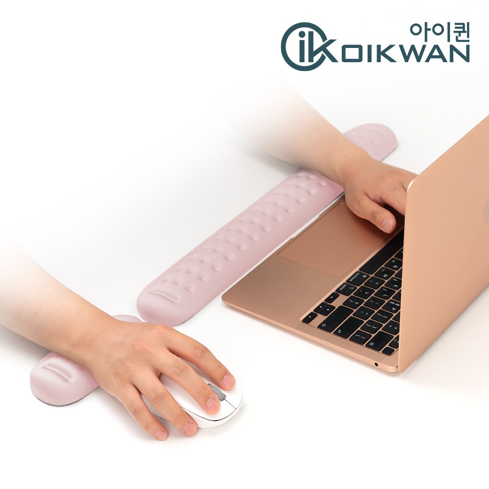 세트 : 아이퀸 고급형 마우스 손목 받침대 키보드손목받침대 쿠션 보호대 패드 팜레스트 13,500원