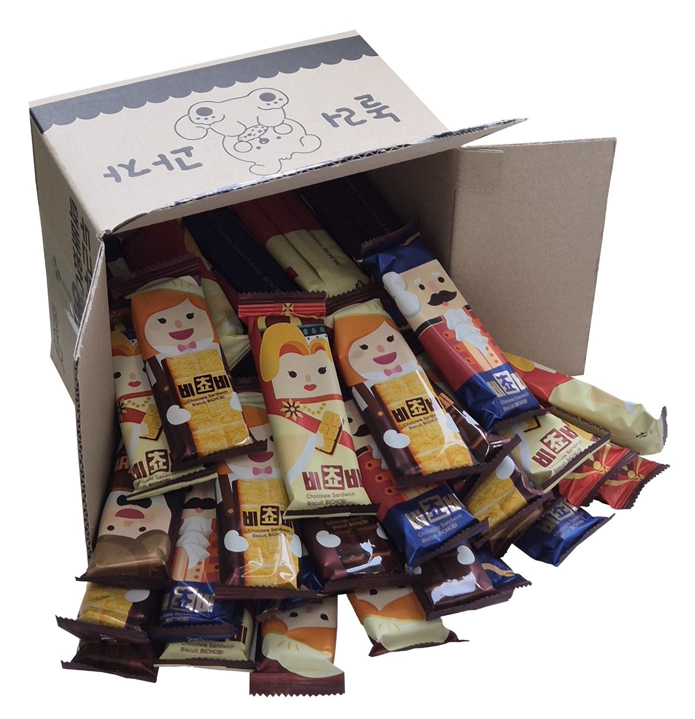 [모아무아] 오리온 비쵸비 초코 비스킷 대용량 개별포장 32,310원