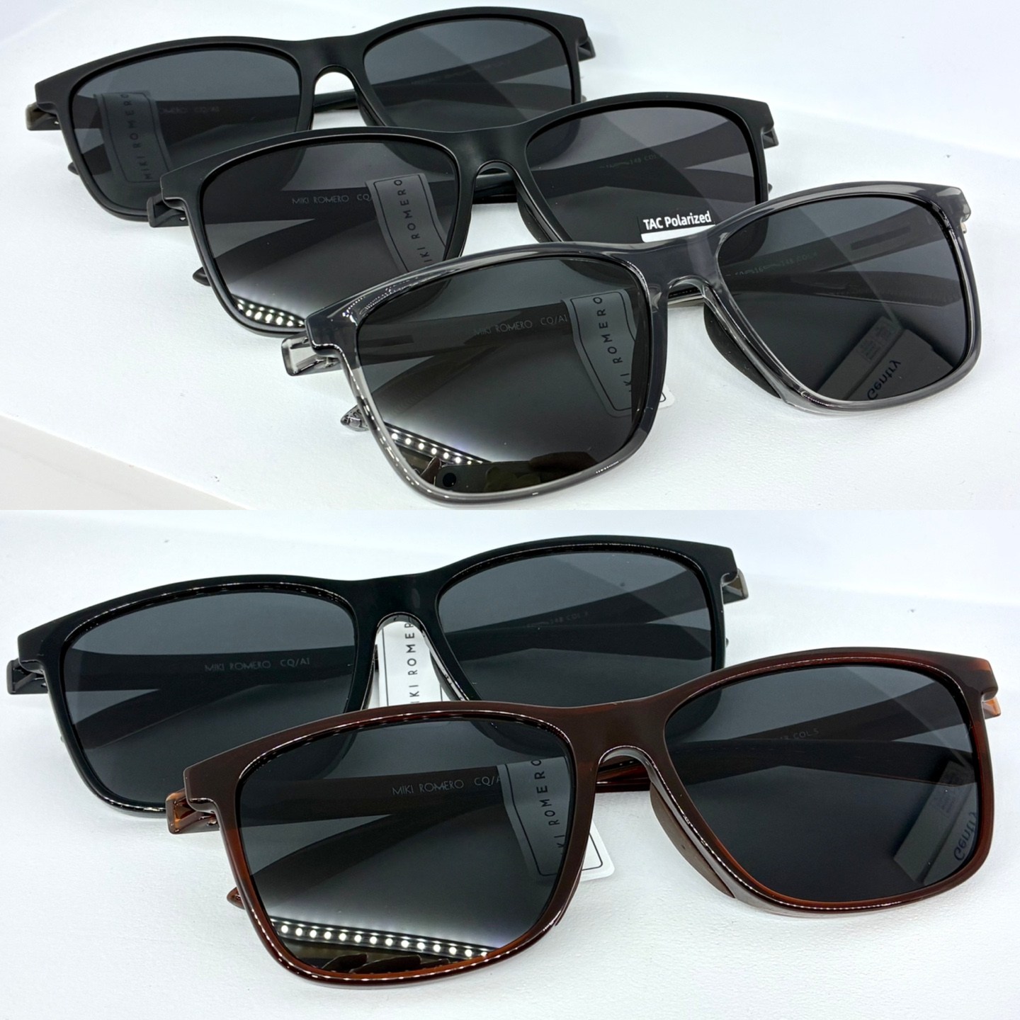 미키로메로 MR 8038 데일리 레저 스포츠 일상 편광 뿔테 선글라스 92,000원