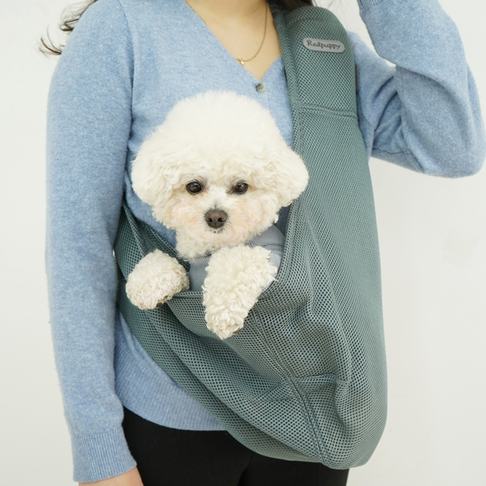 레드퍼피 반려동물 메쉬 쿨 슬링백, 모던그레이, 1개 10,900원