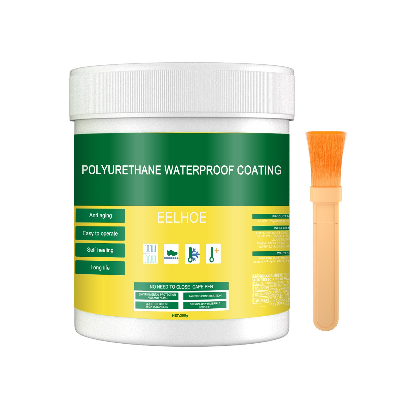 [당일배송 | 신속유효] 독일기술 | 옥상방수액 | 화장실방수액 | 창틀방수 | 침투형 내외벽방수제 | 옥상균열복구 | 안전하고 친환경적인|300g1개 11,000원