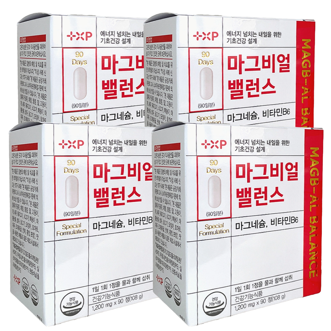 근육 신경 기능 유지엔 하루 에 1알 먹는 먹기 좋은 산화 흡수 빠른 글루콘산 젖산 마그네슘 영양제 정, 4개, 90정 112,520원