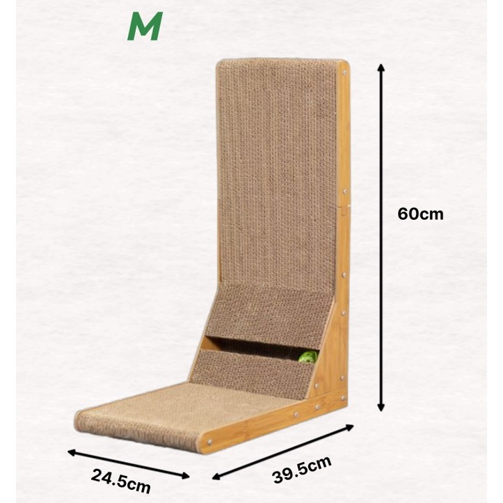 우기펫 L자형고양이스크래쳐 고양이장난감 캣스크래쳐 기둥형 벽면형 수직스크래쳐, 1개, 우드 13,700원