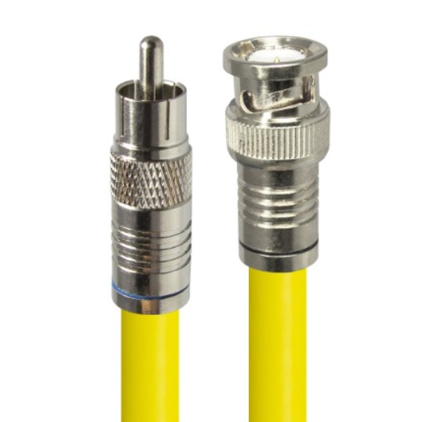 HDTOP 국산 RCA TO BNC 옐로우 5C 동축 케이블 5M HT-ZYCB050, 동축케이블 75옴 RCA TO BNC 5C 옐로우 15M, 1개 20,000원