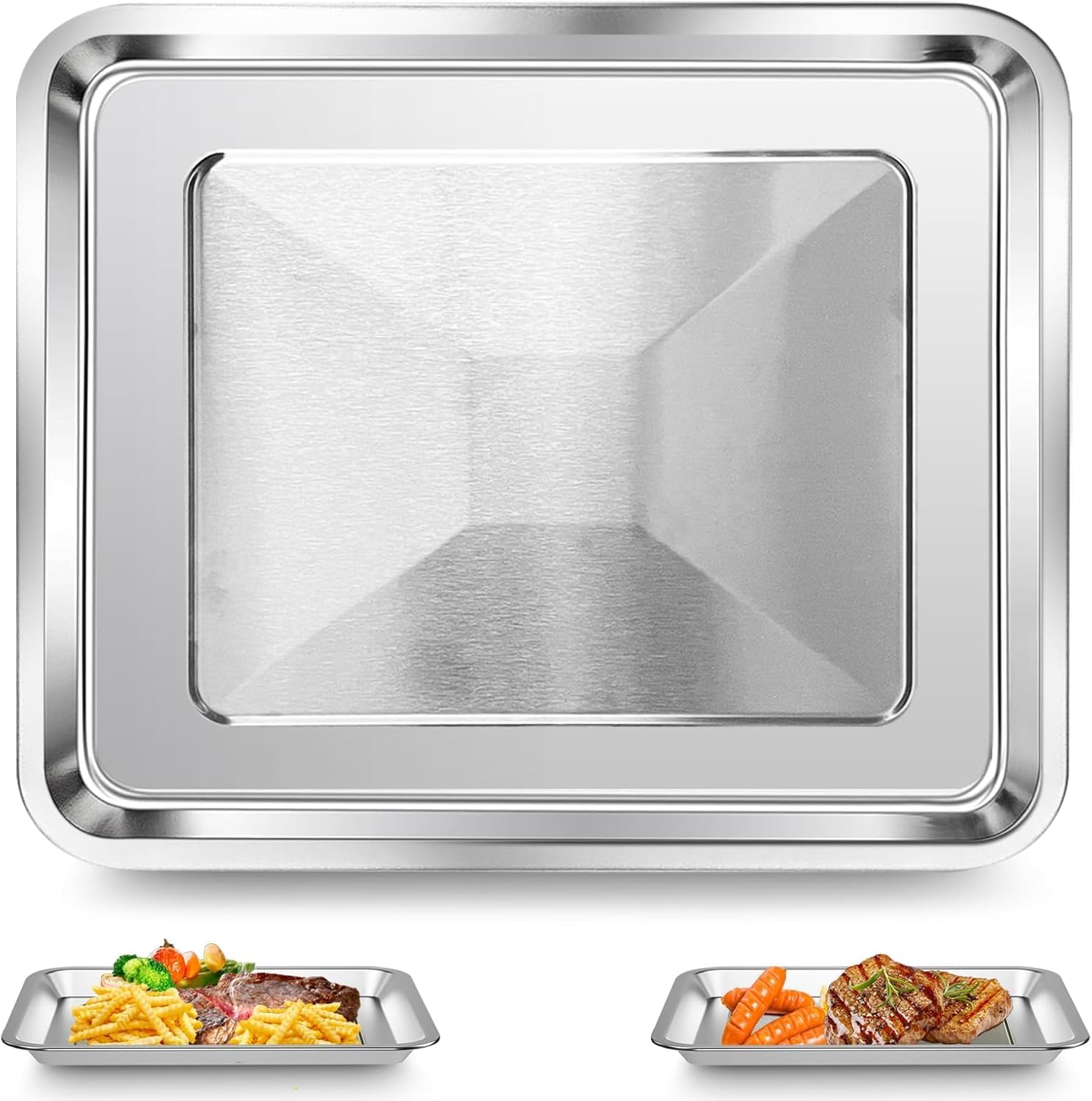 쿠진아트 TOA-26 28 AFR-25 토스터 에어프라이어 컨벡션 오븐용 교체용 트레이 10.7 x 9.8인치 논스틱 메시 304 스테인리스 스틸 바구니 와이어 랙 액세서리 부 39,270원