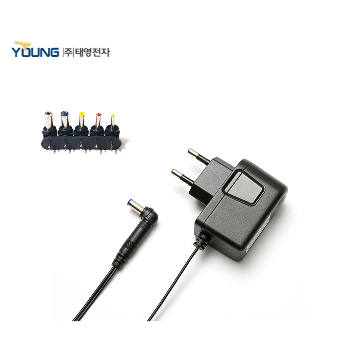 태영전자 SMPS DC 아답터 7.5V 1A 직류전원장치+5종젠더 9,000원