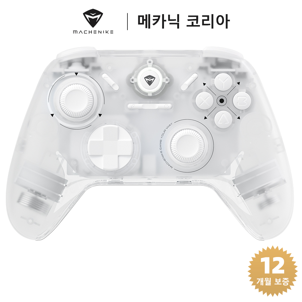 Machenike 메카닉 G1 Pro 게임패드 TMR 스틱+TMR 트리거 듀얼 1000Hz PC 안드로이드 iOS 닌텐도 스위치2 호환 컨트롤러, 1개, 화이트 40,700원