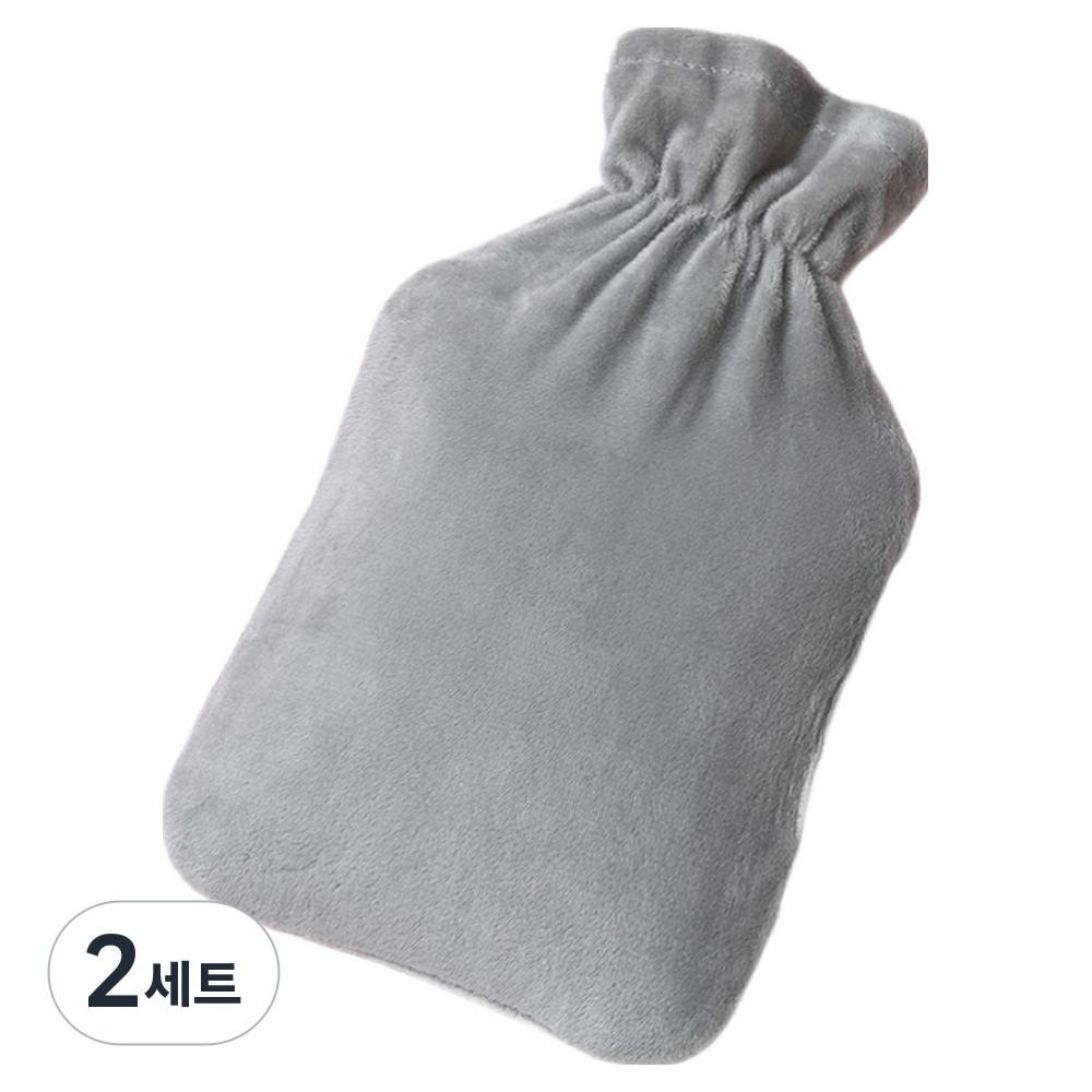 해피앤굿 부드러운 보온물주머니 1000ml + 보온팩 세트 그레이 18,800원