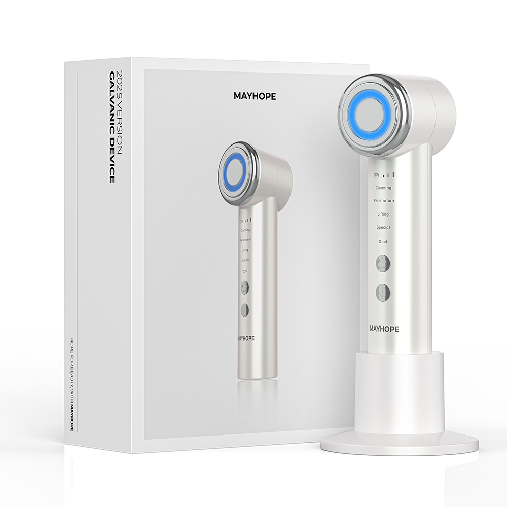 메이홉 갈바닉 마사지기 고주파 쿨링 얼굴 피부 관리기 뷰티디바이스 5in1, 현재가 59,700원