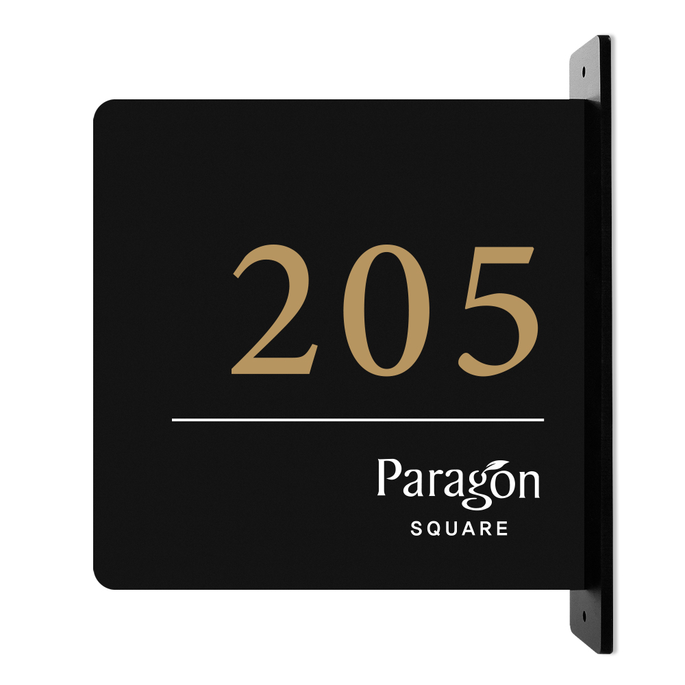 루리앤메리 돌출 안내판 229 호실 금빛 표지판 상가 오피스텔 펜션 팻말 24,000원