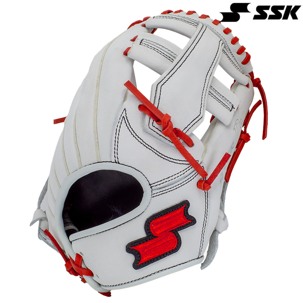 SSK 사사키 사사키 슈퍼프로 올라운드 야구 글러브 11.75인치 화이트/레드 Z0305 155,000원
