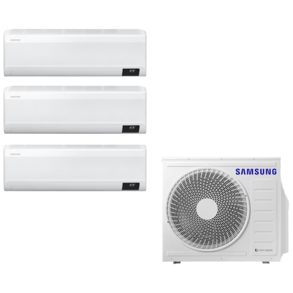 삼성 1등급 무풍 벽걸이에어컨 2in1 3in1 4in1 6평 조합형 다배관 올인원 ND, 일반배관형, 6평 3대 1,810,000원