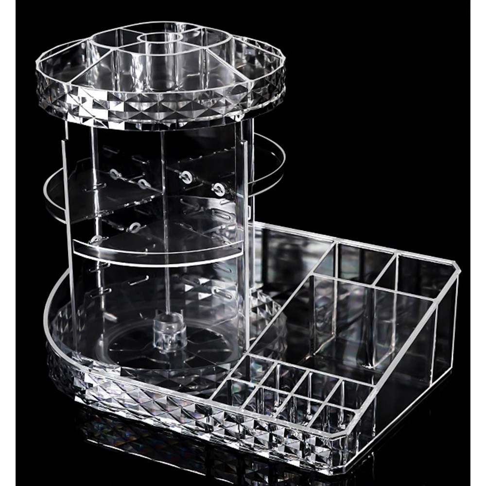 21세기트랜드 회전식 화장품 정리대 트윈, 투명, 1개 16,910원