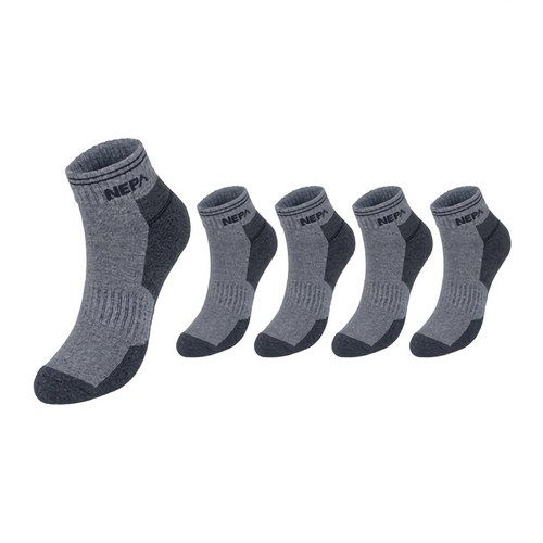 네파 남성용 엑티브 쿠션 등산 단목 양말 5족 세트 NPCAVSXL 179,600원