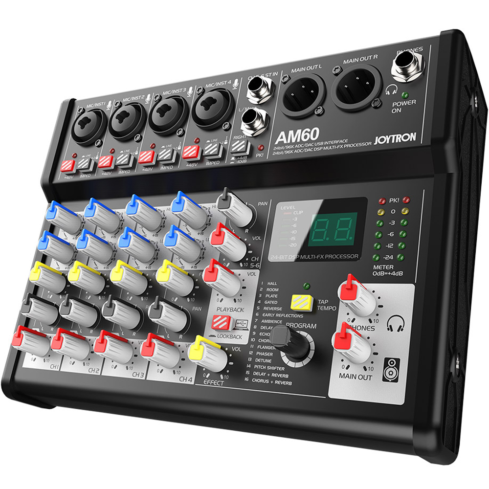 조이트론 6채널 방송용 마이크 오디오 인터페이스 믹서 99,000원