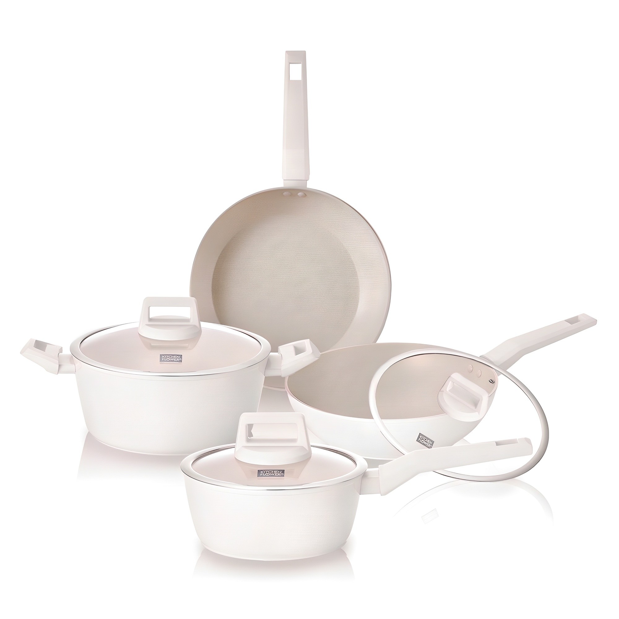 쿠킨 인덕션 그린우드 프라이팬 냄비 세트 77,900원