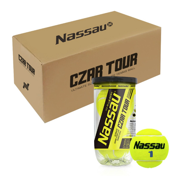 낫소 짜르투어 시합 테니스공 2p, 옐로우, 30개 119,000원