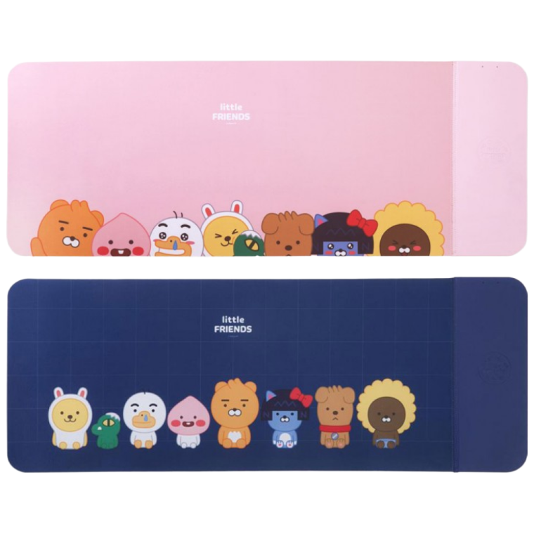 카카오프렌즈 캐릭터 마우스 장패드 고속 무선핸드폰 충전 기능 탑재 네이비 핑크 24,900원