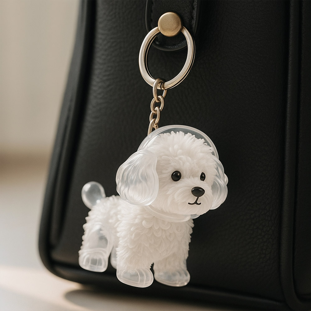 위즈멍스 반려견 털보관 키링 펫 열쇠고리 인형 7,900원