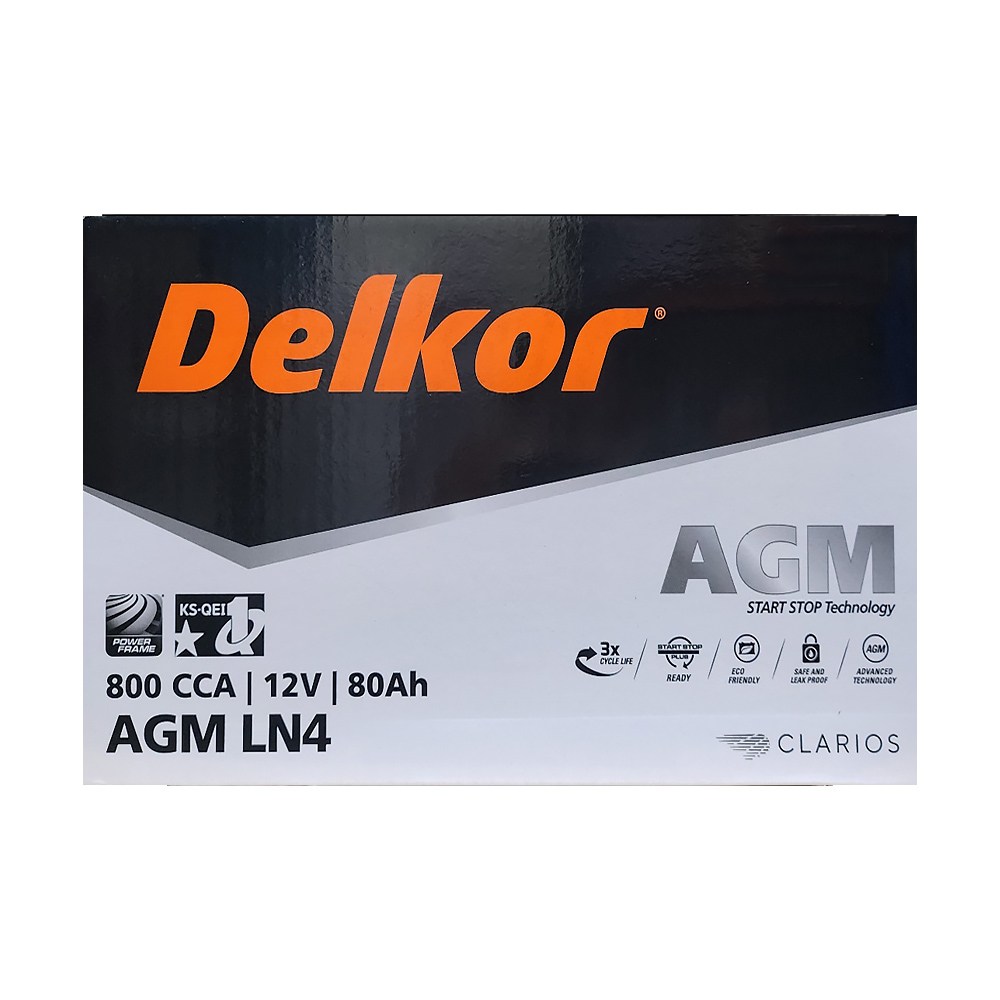 델코 AGM80 DIN LN4 싼타페 투싼 소나타 그랜저 K5 K7 쏘렌토 배터리 116,500원