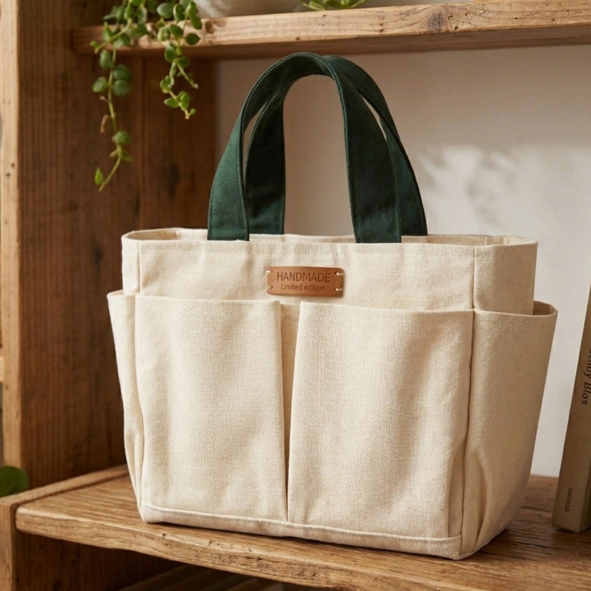 어떤메이드 여성 도트백 텀블러가방 캔버스에코백 미디움 30,900원