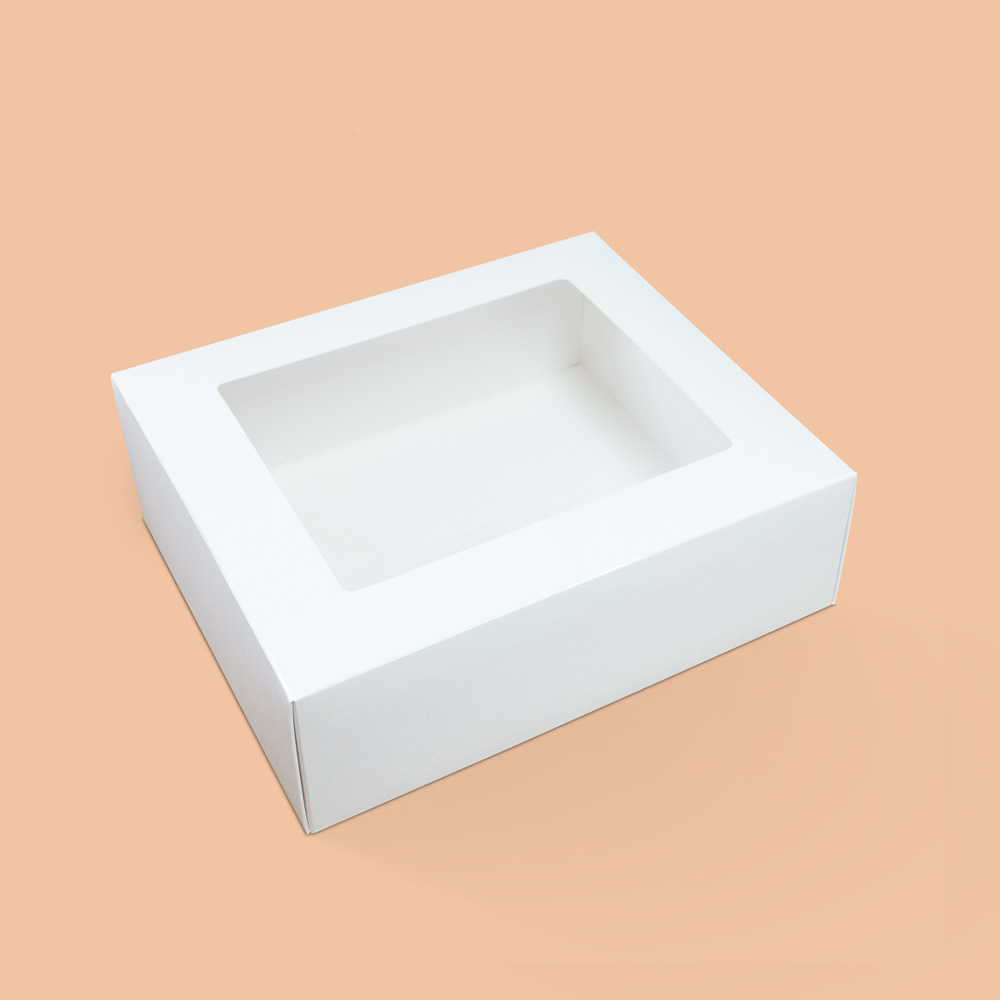 쿠키 휘낭시에 답례품 포장 직사각 투명창 선물 상자 화이트 소 57,750원