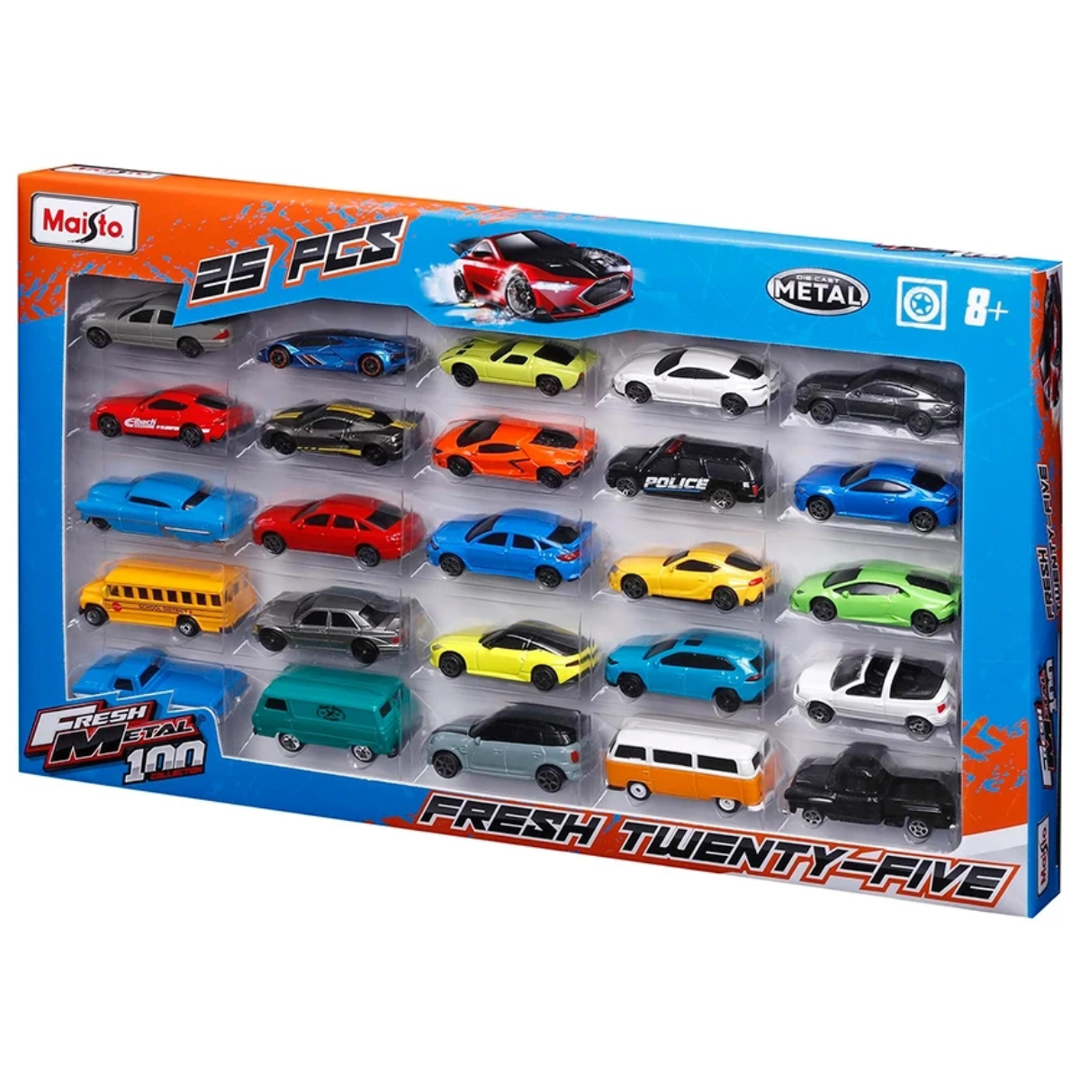어린이 자동차 장난감 미니카 마이스토 프레쉬 메탈 자동차 25개 세트 코스트코 코리아 정품, 1개 40,900원