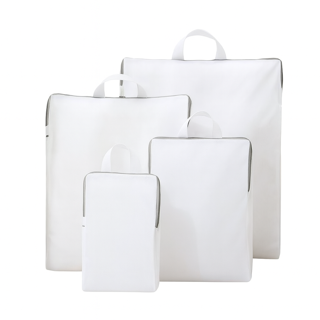 일이공팔 홈 업그레이드 무형광 도톰한 입체 가방 세탁망 4종, 1세트 8,900원