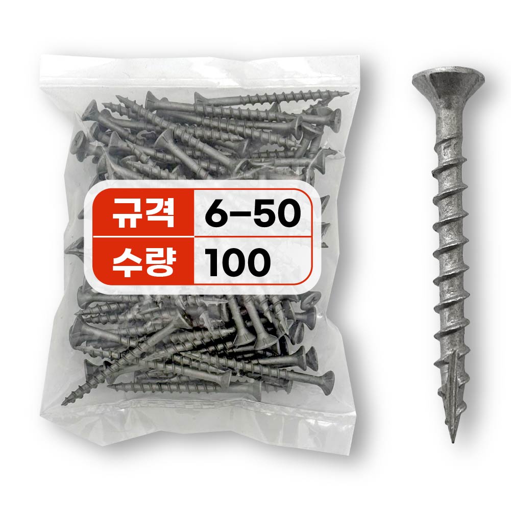 델타 목재피스 방부목피스 아연도금, 100개 6,600원