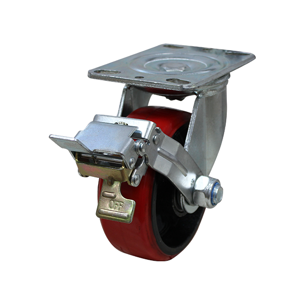 KCCY 고하중캐스터 우레탄바퀴6인치 직경152M 폭60MM 6204볼베어링, 1개 28,000원