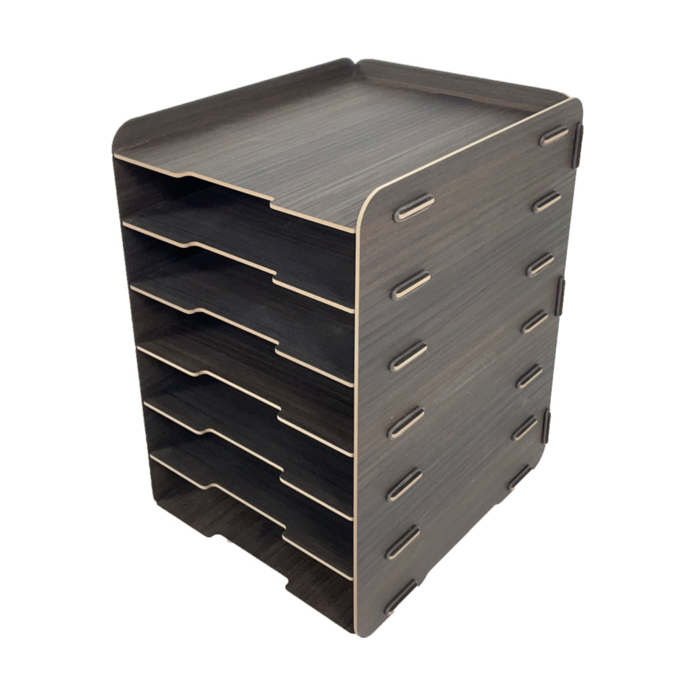 올지 6단 A4서류보관함 서류함 문서정리함 트레이, 다크브라운 39,800원