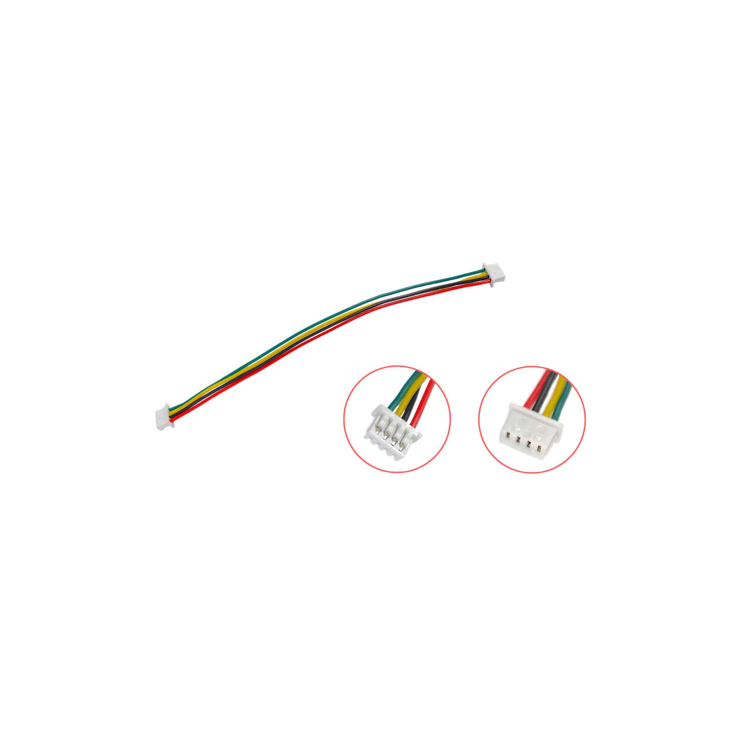 연호전자 4핀 케이블 1.25mm 피치 양방향 커넥터, 10cm, 3개 8,050원