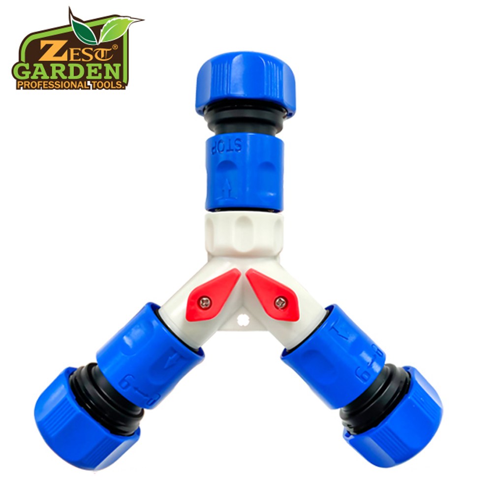 제스트 3구 호수연장 커넥터 연결구 카프링 세차 물청소 스프링쿨러 (Z-SY3A-19), 1개 11,500원
