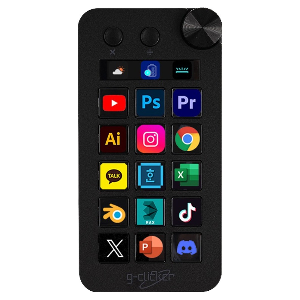 지클릭커 멀티미디어 에디터 넘버키패드 계산기 영상편집기 SD16 3way 89,800원