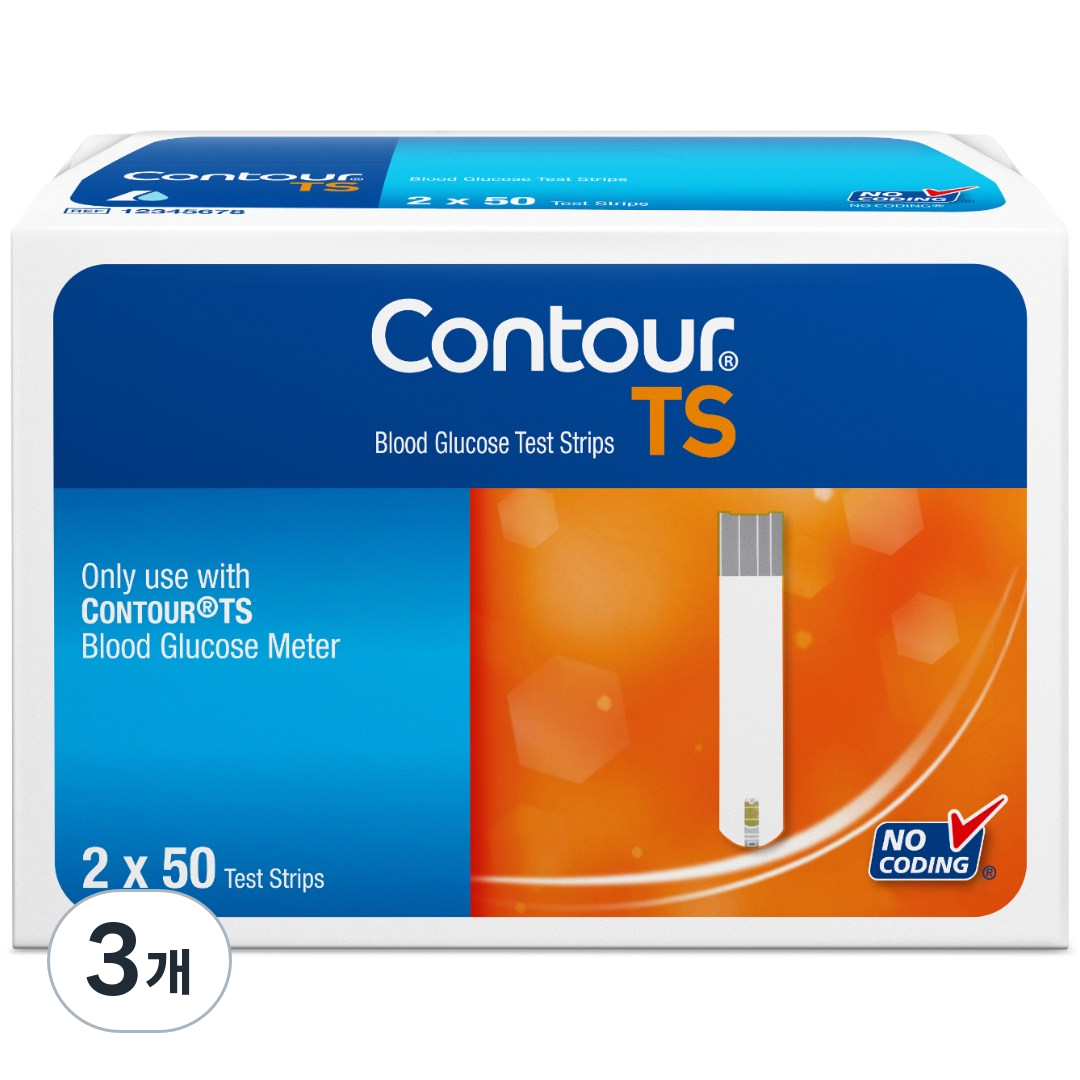 바이엘 컨투어 TS 스트립 당뇨 소모성재료 혈당검사지 68,100원