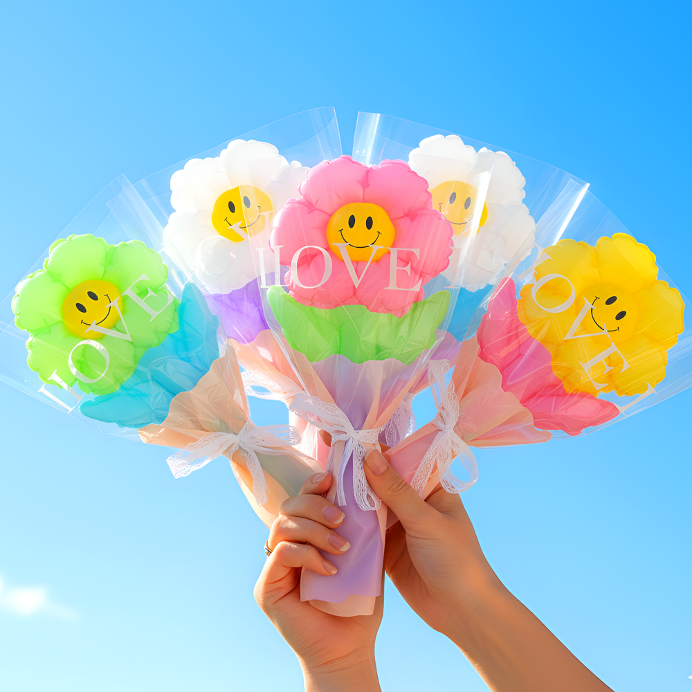 비엔즈 데이지 꽃다발 풍선 5종 세트, 1세트, 축하스패셜 9,900원