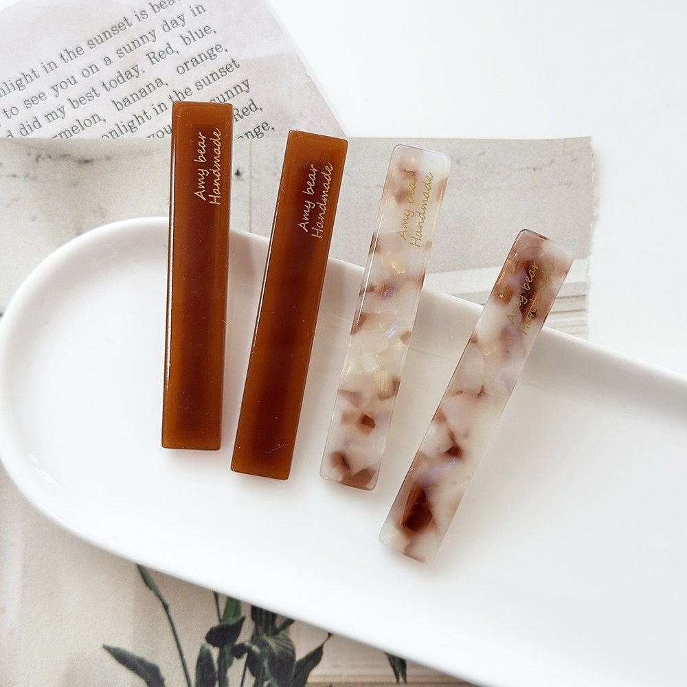 미다미 [4개세트] 에임 사각 플랫 셀룰로오스 포인트 집게핀 8,900원