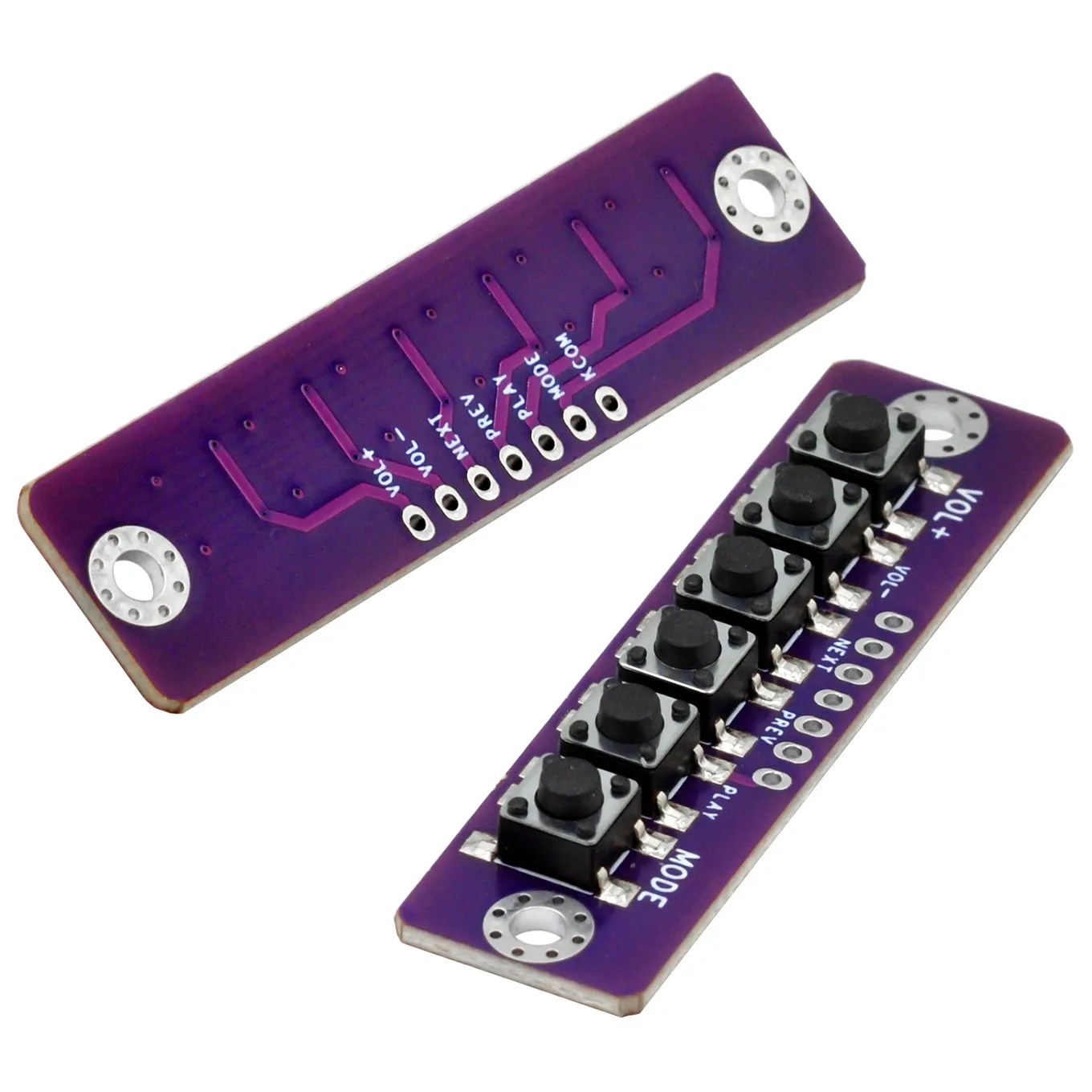 아두이노용 1~6버튼 독립 푸시버튼 모듈 MCU 입력용, 1개, 6버튼 5,500원