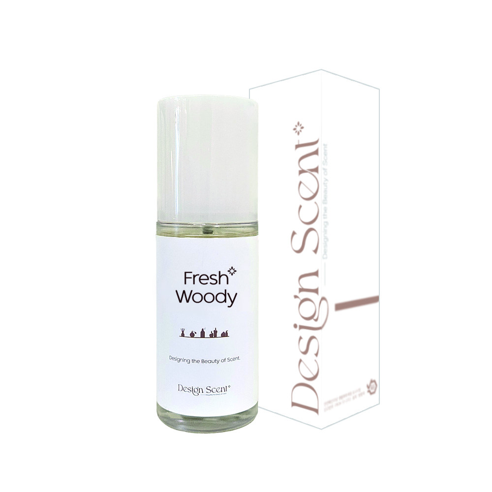 디자인센트 드레스퍼퓸 룸스프레이 옷장 실내 신발 섬유스프레이 섬유향수, 1개, 100ml, 프레쉬우디 6,000원