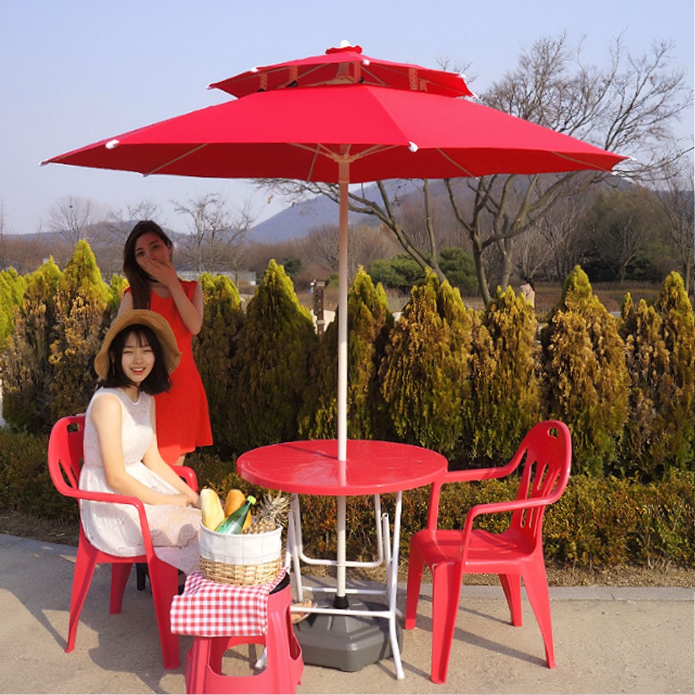 화인파라솔 고급 야외 세트 파라솔 테이블 의자 야외용 116,000원