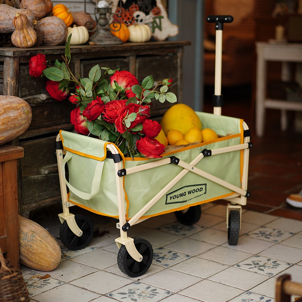 영우드 다용도 캠핑 카트 캔디 컬러 미니 폴딩 카트 야외용 48,980원