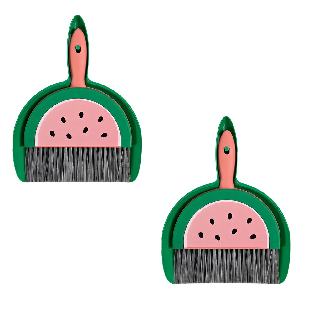 뉴네임  과일 모양 미니 빗자루 쓰레받기 세트 신학기 6,900원