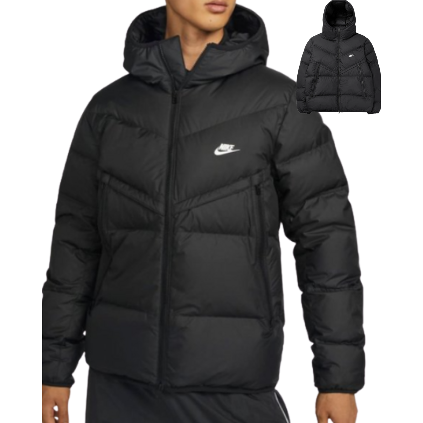 <매장 정품> 나이키 겨울패딩 나이키 스톰 핏 패딩 윈드러너 후드패딩 블랙 나이키다운패딩 DV1132-010 나이키 정품 __슈스토리 210,000원