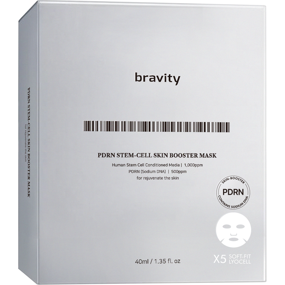 브래비티 PDRN 스템셀 스킨부스터 마스크(5매), 1개, 5개입 20,000원