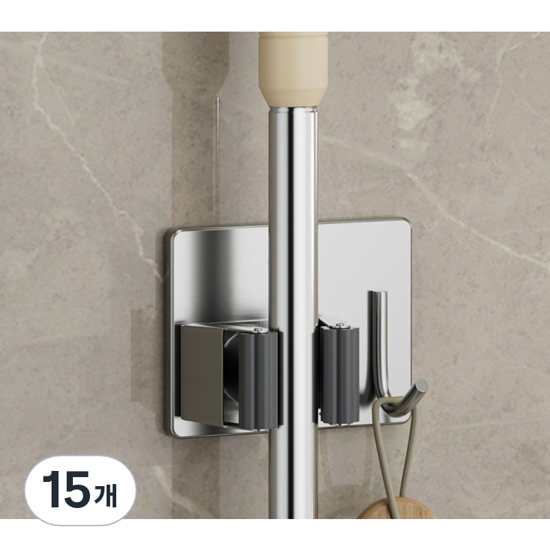 레디박스 스텐304 강력접착 편리한 청소 도구걸이 후크 5개 27,430원