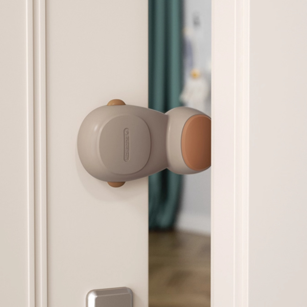 엄빠의선택 회전 도어스토퍼 타원형 손끼임방지 문닫힘방지 방문 도어쿠션, 1개, 다크그레이 13,370원