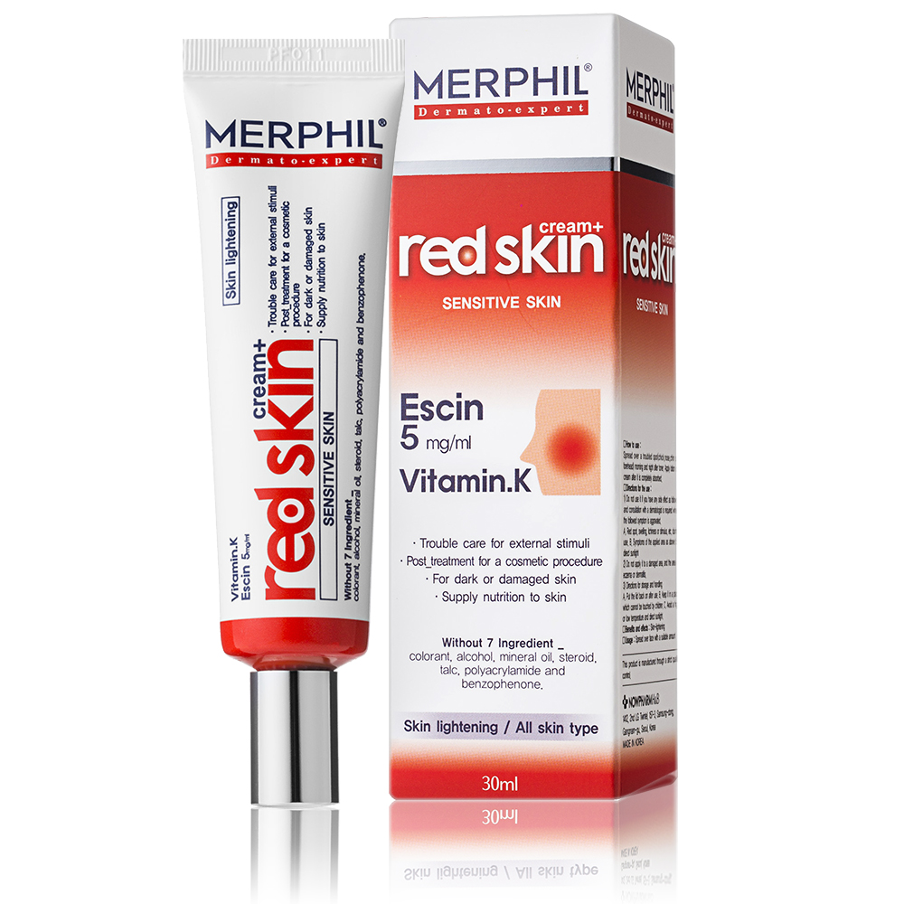 메르필 붉은기 안색 홍조 집중개선 레드스킨 크림, 30ml, 1개 13,990원