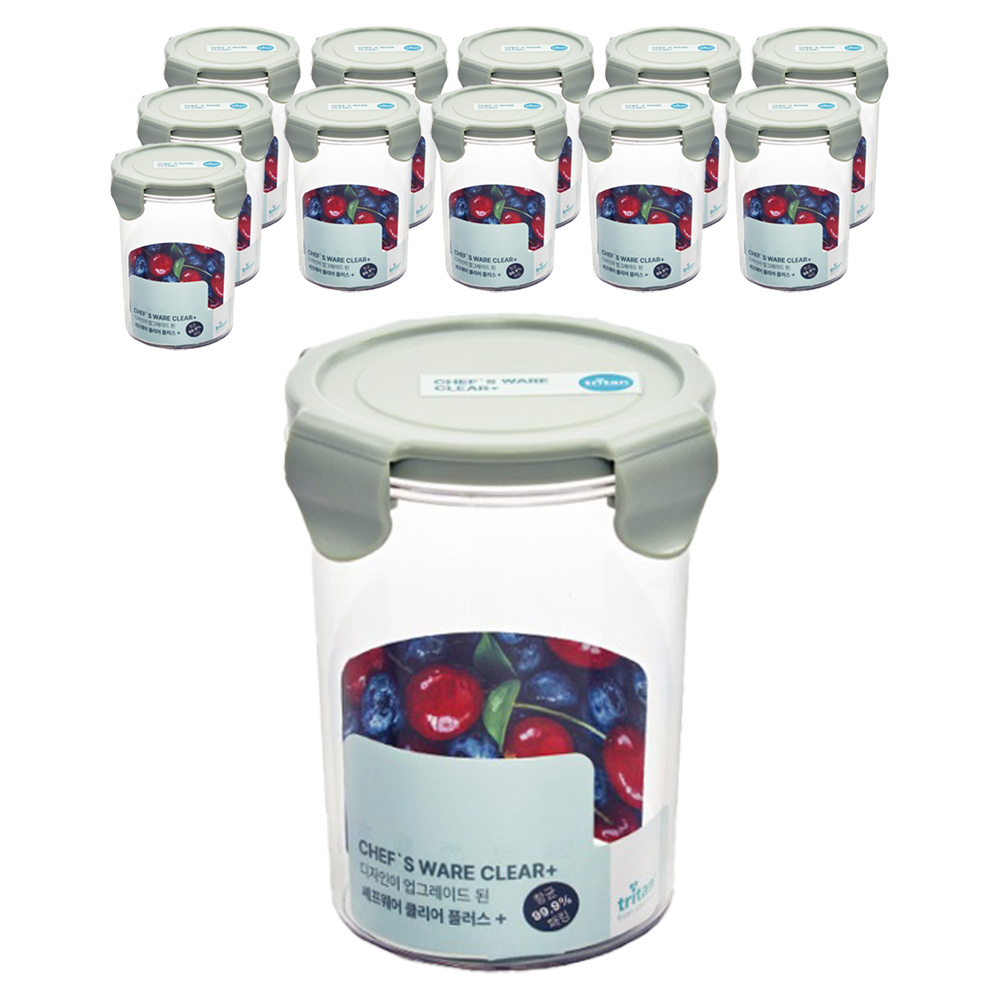 셰프웨어 클리어플러스 밀폐용기 원형 30,000원