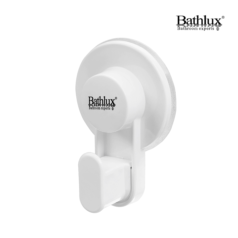 욕실 다용도걸이 후크 30164 샤워볼 정리 흡착식 벽걸이 무타공, 화이트, 1개 5,500원