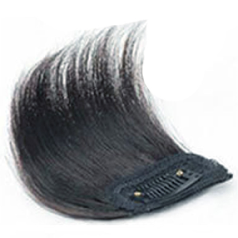 마녀플랜트 여성 똑딱핀 부분 가발 정수리 뽕 헤어피스 옆머리 볼륨가발, 블랙10cm, 1개 12,840원